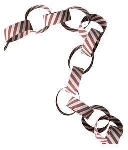 DBKD Garland striped garland Red-white