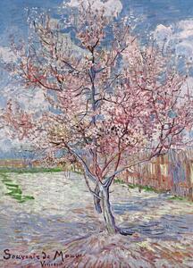 Art Print Souvenir de Mauve - Pink Peach Tree in Blossom, 1888, Vincent van Gogh, (24 x 30 cm)