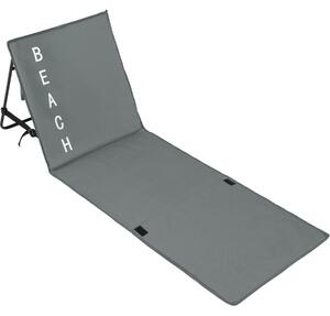 403858 beach mat with backrest - grey