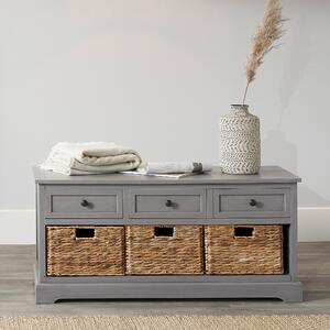 Pacific Devonshire Sideboard, Grey Painted Pine Grey