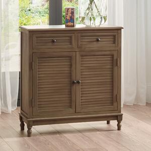 Pacific Ashwell Sideboard, Taupe Painted Pine Brown
