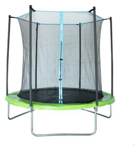 Kids Trampoline with Safety Enclosure Aktive 244 x 239 x 244 cm Ø 244 cm
