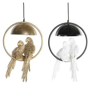 Ceiling Light DKD Home Decor Golden White 220 V 50 W (29,5 x 22 x 44,5 cm) (2 Units)