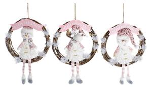 Christmas bauble DKD Home Decor Rattan (37 x 10 x 38 cm) (3 Units)