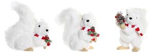 Christmas bauble DKD Home Decor Polyester Squirrel (3) (23 x 12 x 23 cm) (3 Units)