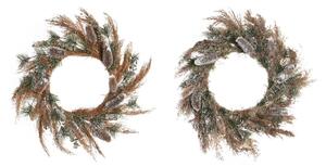 Advent wreathe DKD Home Decor Flower (60 x 10 x 60 cm) (2 Units)