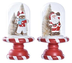 Christmas bauble DKD Home Decor Resin (13,5 x 13,5 x 23,5 cm) (2 Units)