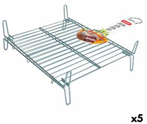 Grill Algon Double Galvanised 35 x 40 cm (5 Units)