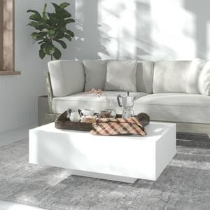 Coffee Table White 85x55x31 cm Engineered Wood