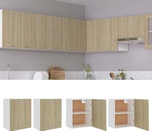 Hanging Cabinets 2 pcs Sonoma Oak 50x31x60 cm Engineered Wood