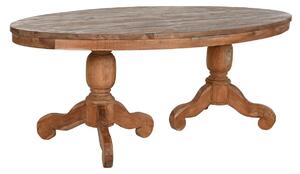 Dining Table Home ESPRIT Natural Teak 220 X 110 X 78 cm