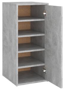 Shoe Cabinet Concrete Grey 32x35x70 cm Engineered Wood