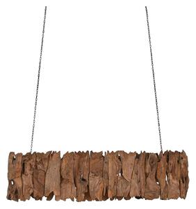 Ceiling Light Home ESPRIT Iron Teak 160 x 30 x 40 cm