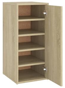 Shoe Cabinet Sonoma Oak 32x35x70 cm Engineered Wood