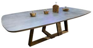 Dining Table Home ESPRIT Ceramic Teak 240 X 120 X 78 cm