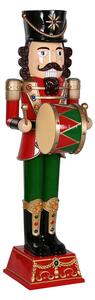 Christmas bauble Home ESPRIT Multicolour Musical Nutcracker 38 X 45 X 122 cm