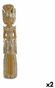 Decorative Figure Buddha Hat 92 cm Resin (2 Units)