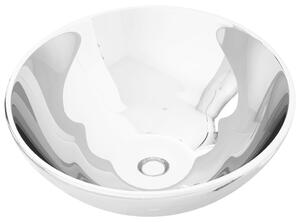 Wash Basin 32.5x14 cm Ceramic Silver