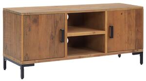 TV Cabinet Brown 110x35x48 cm Solid Pinewood