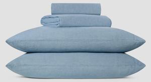 Dusk Blue Linen Blend Sheet Set | Single | Piglet in Bed