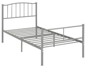 Navarre Metal Single Bed In Silver