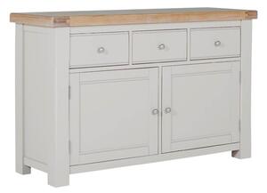 Dawson Wooden Sideboard With 2 Doors 3 Drawers In Taupe