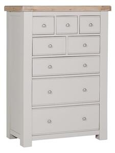 Dawson Wooden Chest Of 8 Drawers Tall In Taupe