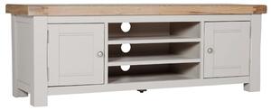 Dawson Wooden TV Stand With 2 Doors In Taupe