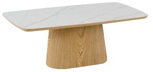 Irwin Ceramic Top Wooden Dining Table 2000mm In Sand