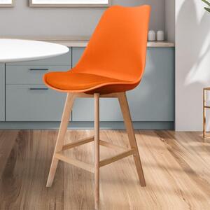 Fusion Living Soho Plastic Bar Stool