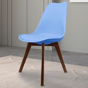 Fusion Living Soho Plastic Dining Chair with Squared Legs