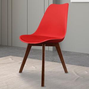 Fusion Living Soho Plastic Dining Chair with Squared Legs