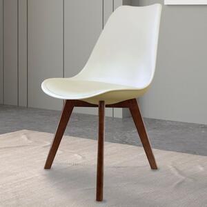 Fusion Living Soho Plastic Dining Chair with Squared Legs