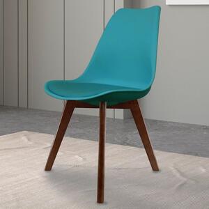 Fusion Living Soho Plastic Dining Chair with Squared Legs