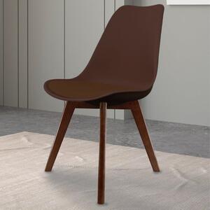 Fusion Living Soho Plastic Dining Chair with Squared Legs