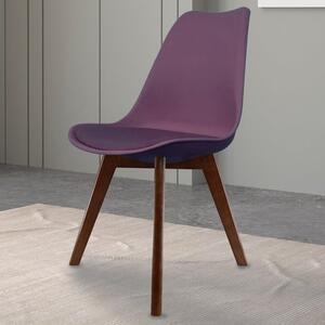 Fusion Living Soho Plastic Dining Chair with Squared Legs