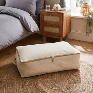 Natural Linen Underbed Storage Bag