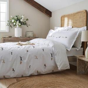 Sophie Allport Doggy Day Care Duvet Cover Bedding Set Off-white