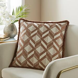 Luxury Jacquard Geometric Cushion