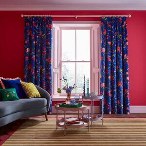 Sophie Robinson Midnight Garden Pencil Pleat Curtains