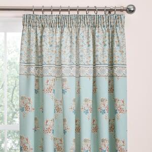 Lorena Patchwork Pencil Pleat Curtains