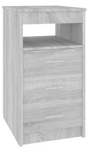 Drawer Cabinet Grey Sonoma 40x50x76 cm Engineered Wood