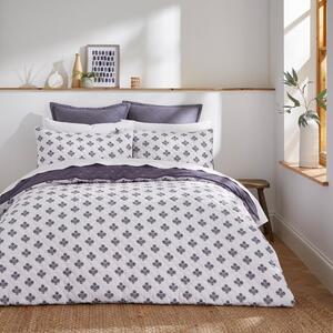 Ashwin Floral Blockprint Duvet Cover and Pillowcase Set