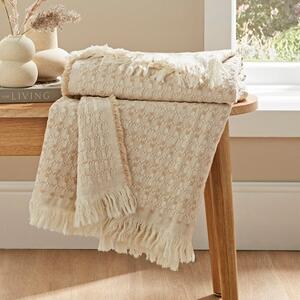 Edited Life Cotton Waffle Throw Blanket 130cm x 180cm