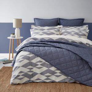 Kai Geo Polycotton Duvet Cover and Pillowcase Set