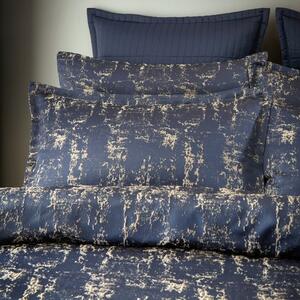 Mineral Abstract Navy Oxford Pillowcase