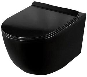 UNDERMOUNT TOILET BOWL CALANI LOYD SLIM BLACK