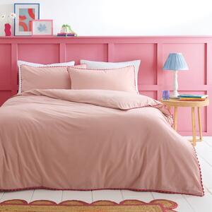 Phoebe Scallop 100% Cotton Duvet Cover and Pillowcase Set