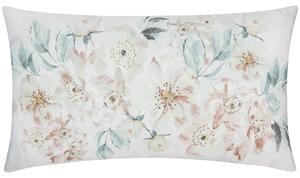 Canina Floral 30cm x 50cm Boudoir Outdoor Filled Cushion Off White