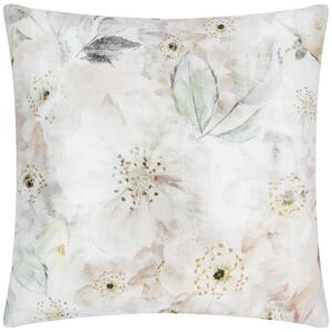 Canina Floral Outdoor 43cm x 43cm Filled Cushion Off White
